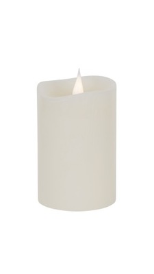 LED0200 Swieca woskowa LED mala ivory
