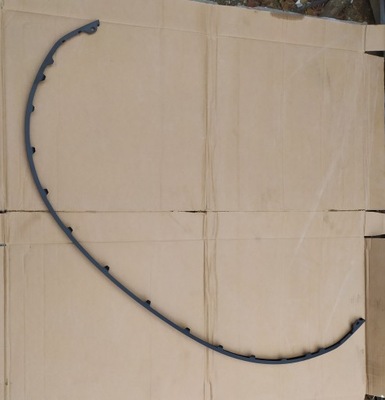 Tucson iv молдинг накладка-спойлер бампера перед фото №1