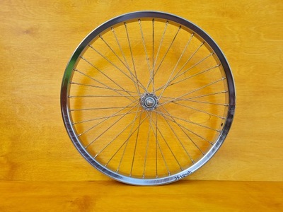 ROWER ROMET ZZR TANDEM DUET KOŁO PRZÓD 20 CALI CHROM 36 SZPRYCH CHROM Z PRL