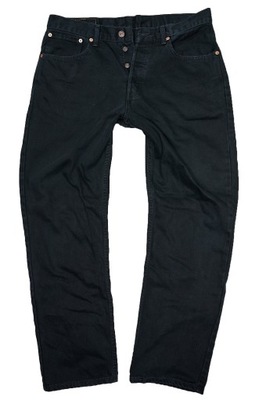 LEVIS 582 JEANSY spodnie męskie czarne PREMIUM 34/32 pas 86