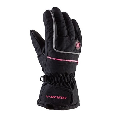 Dziecięce rękawice narciarskie Viking Kevin Gloves pink rozm. 3