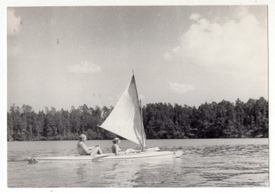 Ruciane - Jezioro Nidzkie - Żaglówka - FOTO 1955