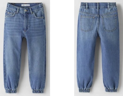 ZARA spodnie jeansowe typu jogger joggery 164