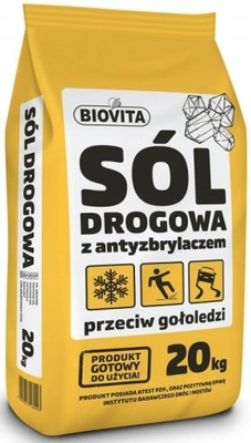Biovita Sól drogowa przeciw gołoledzi 20kg