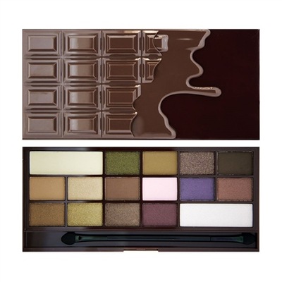 MAKEUP REVOLUTION Paleta cieni do powiek - Chocolate 16 odcieni