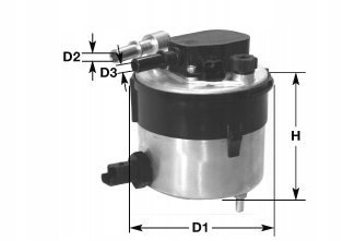 CLEAN FILTERS DNW2504 FILTRO COMBUSTIBLES  