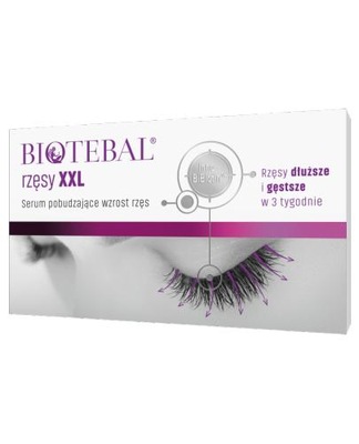 BIOTEBAL RZĘSY XXL Serum 3 ml zagęszcza rzęsy