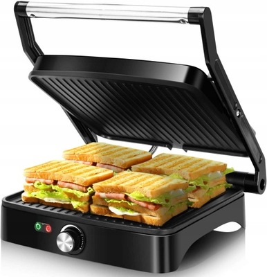 TOSTER GRILL ELEKTRYCZNY OPIEKACZ PANINI 1800W