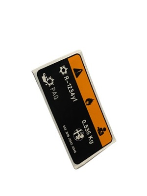 Наклейка кондиционера alfa romeo giulia stelvio фото №1