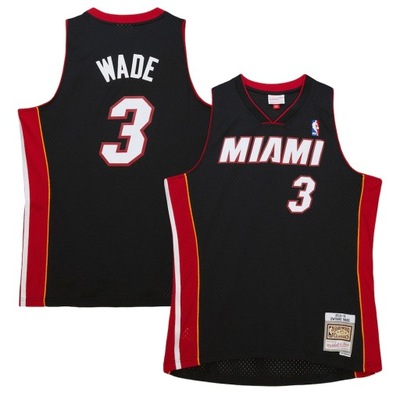 Koszulka Dwyane Wade Miami Heat Mitchell, l