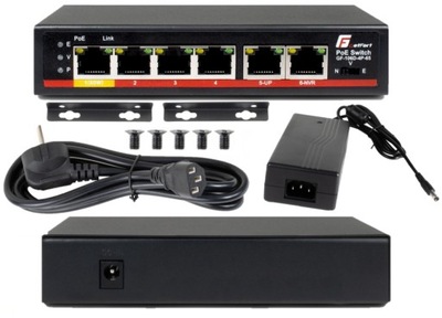 SWITCH POE GETFORT 8FE x POE + 2FE UPLINK 120W POE+