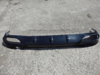 Дифузор накладка бампера задня mercedes w223 s-klasa amg молдинг czarna фото №1