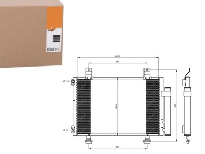 NRF NRF35645 KONDENSATORIUS KONDICIONAVIMO SUZUKI SWIFT 05- 