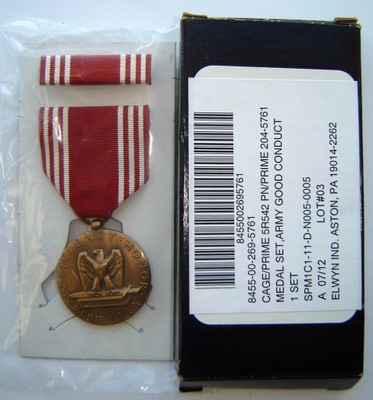 US. GOOD CONDUCT Medal set