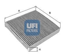 FILTRO DE CABINA Z WEGLEM AKTYW. FORD MONDEO 3 1.8-3.0 00- PIEZAS UFI  