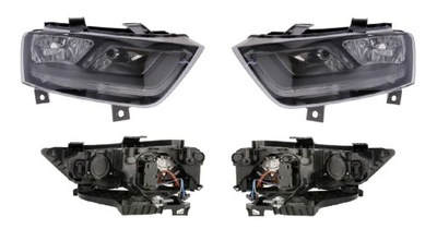 Фара лампа audi q3 8u 11-15 le+pr depo фото №1