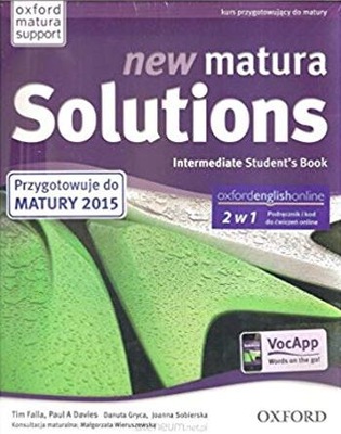 New Matura solutions intermediate student's book