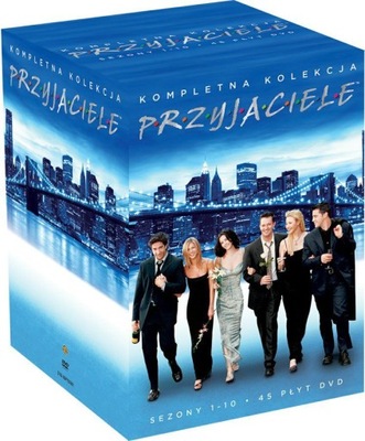 PRZYJACIELE MEGAKOLEKCJA sezony 1-10 BOX [45DVD]