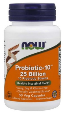 NOW Foods Probiotic 10 25 Billion 50 kaps