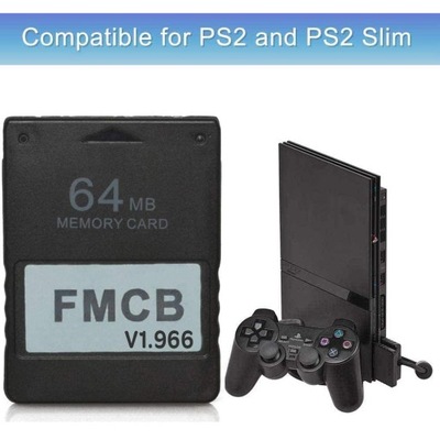 Karta pamięci PS2 64 MB Darmowy MCBoot 1.966 FMCB