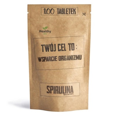 SPIRULINA -TwójCelTo..Odkwaszenie Organizmu 100szt