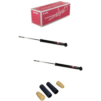 Амортизаторы задняя + отбойники защита hyundai getz 2002-2010 фото №1