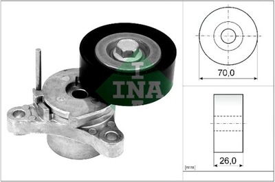 Ina натягувач ремінь клиновий opel antara a cascada insignia a фото №1
