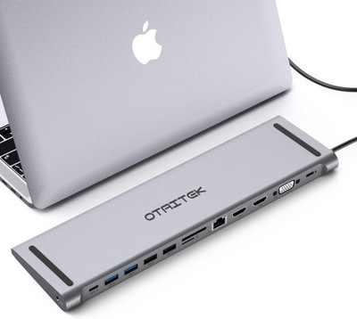 Stacja dokująca USB C OTAITEK Do Laptopa 13w1 OUTLET