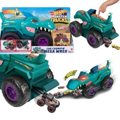 AUTO MATTEL HOT WHEELS POŻERACZ AUT MEGA WREX