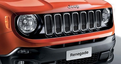 Решітка радіатора решітка радіатора чорний блиск jeep renegade 14-18 71807416 фото №1
