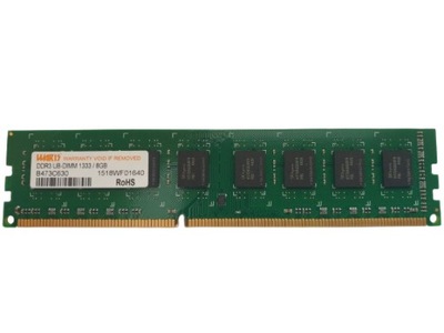 PAMIĘĆ RAM 8GB DDR3 DIMM KOMPUTER 1333MHz 10600U