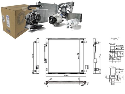 CONDENSADOR DE ACONDICIONADOR TESLA MODELO S ELECTRIC 09.12- NISSENS  