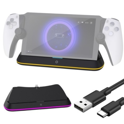 STACJA ŁADUJĄCA do Playstation Portal Ładowarka RGB