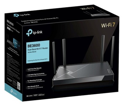 Router WiFi7 Tp-Link Archer BE230 BE3600 EasyMesh 2,5Gb LAN USB 2,4/5 GHz