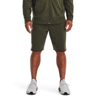 UNDER ARMOUR SZORTY BAWEŁNIATE TERRY KHAKI r. L