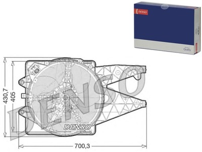 Denso вентилятор радіатора alfa romeo mito 1.4 tje фото №1