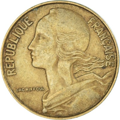 Moneta, Francja, 20 Centimes, 1972