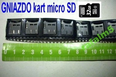 GNIAZDO KARTY micro SD do wlutowania