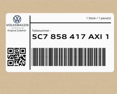 Заслонка honeycomb 5c7858417axi1 vw jetta фото №1