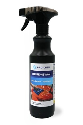 Quick Detailer - szybki wosk mocno hydrofobowy PRO-CHEM SUPREME WAX 500 ml