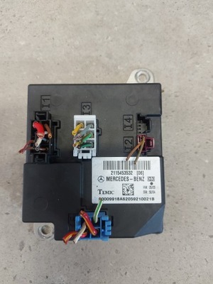 Модуль блок керування сидіння mercedes w211 2115453532 фото №1