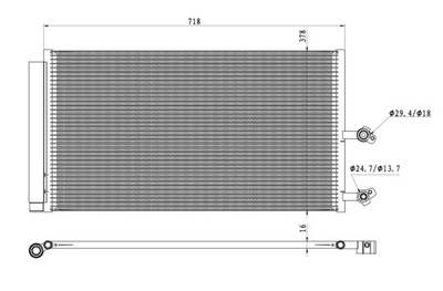 CONDENSADOR DE ACONDICIONADOR VOLVO XC90 II 2.0-2.0H  