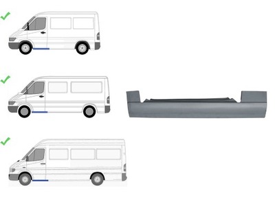 MERCEDES SPRINTER 1995-2000 UMBRAL IZQUIERDA  