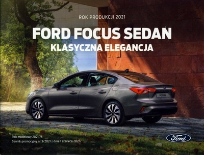 FORD FOCUS BERLINA PROSPEKT CENNIK POLACO  