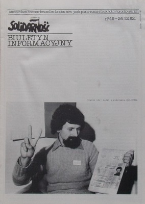 BIULETYN INFORMACYJNY SOLIDARNOŚĆ nr 49 Paryż 1982