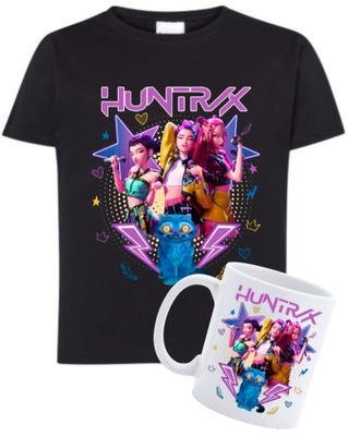 ZESTAW KOSZULKA I KUBEK - KPOP DEMON HUNTERS HUNTRIX PREZENT 5 WZORÓW