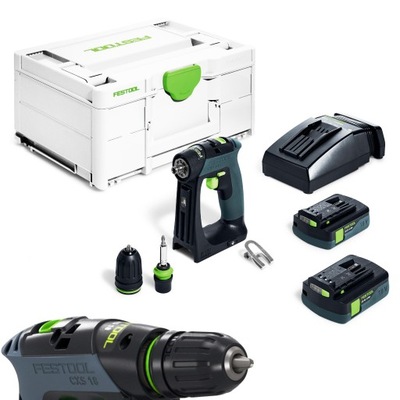 Festool Wiertarko Wkrętarka 18V Akumulatorowa CXS 18 C 3,0-Plus 576883