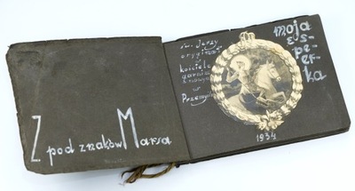 PRZEMYŚL 5 Pułk Strzelców Podhalańskich Album Rękopis 1934 rok