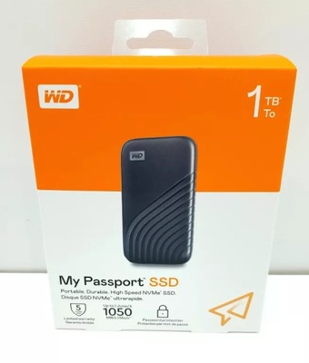 DYSK ZEWNĘTRZNY WD MY PASSPORT SSD 1TB