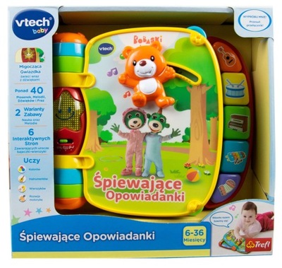 61559 VTECH KSIĄŻECZKA ŚPIEWAJĄCE OPOWIADANKI